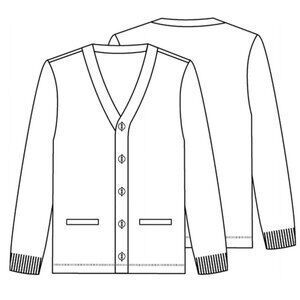 Classroom School Uniforms Adult Cardigan Sweater - 56434 - Dark Navy